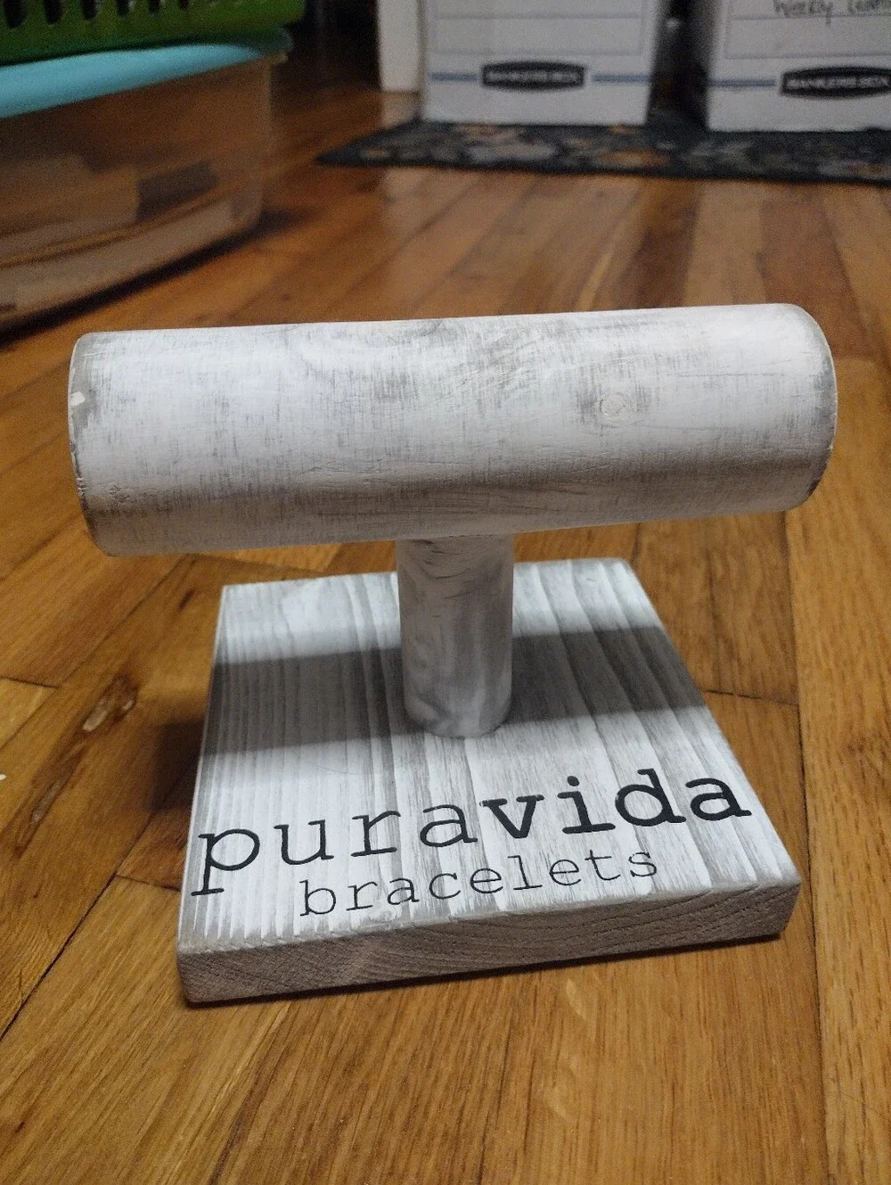Pura Vida White Bracelet Stand And Jewelry Box Stand Set